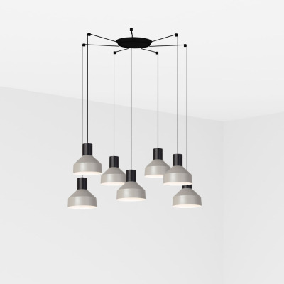 68593-7L Faro KOMBO GREY PENDANT LAMP ?200 1X E27 7L
