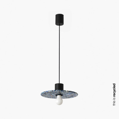 68600-52 Faro CONFETTI 300 pendant lamp recycled shavings ø30cm