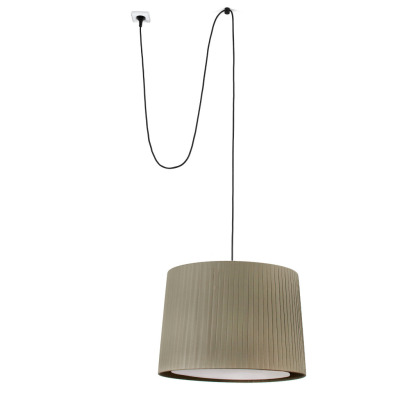 68604-46 Faro SAMBA PENDANT L. WITH PLUG E27 ?500*350*?450 GREEN