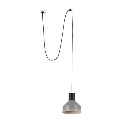 68604-64 Faro KOMBO GREY PENDANT LAMP WITH PLUG ?200 1X E27