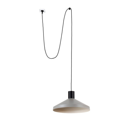 68604-66 Faro KOMBO GREY PENDANT LAMP WITH PLUG ?400 1X E27