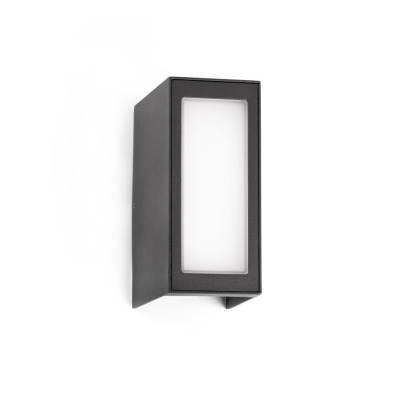 70264 Faro LOG DARK GREY WALL LAMP LED 9W 3000K