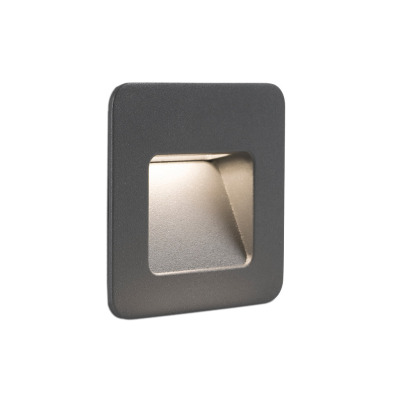 70398 Faro NASE-1 LED DARK GREY RECESSED LAMP LED 4W 3000K CR