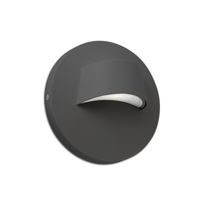 70409 Faro BROW DARK GREY WALL LAMP LED 3W 3000K