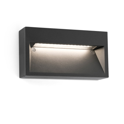 70508 Faro PATH WALL L. DARK GREY LED 9W 3000K