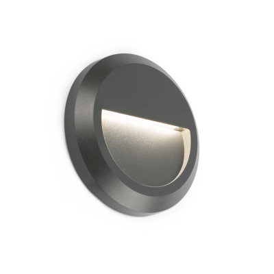 70656 Faro GRANT-R DARK GREY WALL LAMP LED 3000K