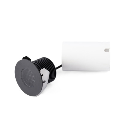 70736 Faro GRUND ANODIZED BLACK 7W 350 mA LED 36° 2700K
