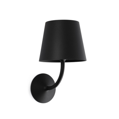 70781 Faro TOC LED Black wall lamp
