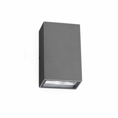 70812 Faro LING DARK GREY WALL LAMP 2 LED 3W 4000K