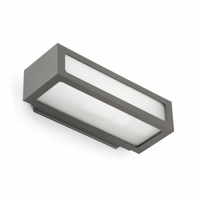 70887 Faro NATRON DARK GREY WALL LAMP 1 X E27 100W