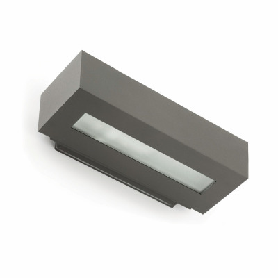 70899 Faro WEST-2 DARK GREY WALL LAMP E27 100W