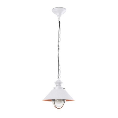 71106 Faro N?UTICA-P WHITE AND COPPER PENDANT LAMP