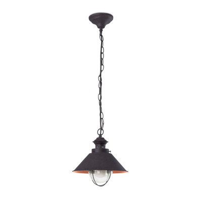 71108 Faro NÁUTICA-P Brown and copper pendant lamp