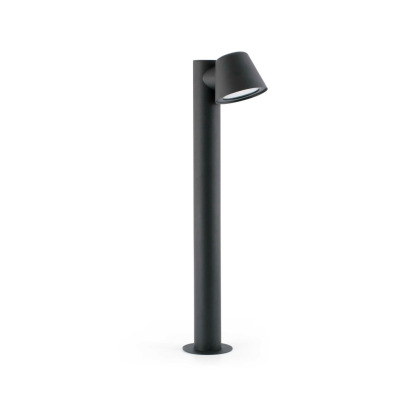 71352 Faro GINA DARK GREY POST LAMP GU10 35W 70CM