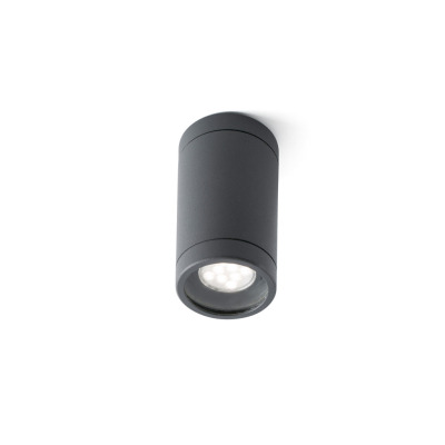 71374 Faro OLOT DARK GREY CEILING LAMP 1XGU10 MAX 35W
