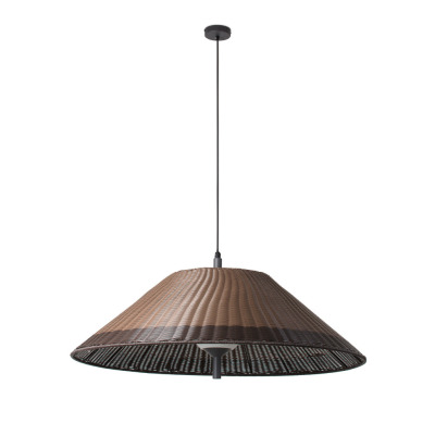 71579C-08 Faro SAIGON Grey/brown pendant lamp W100 cone cap