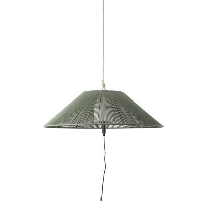71584-12 Faro SAIGON OUT PEND PORT LAMP GREEN WITH PLUG C100 AG