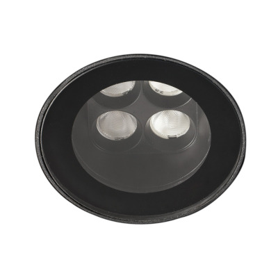 71702 Faro TRAS-8 RECESSED BLACK FIXED 8W 3000K 13°