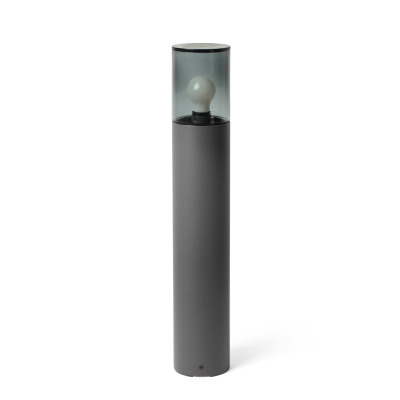 71750 Faro KILA BOLLARD L.H700 E27 DARK GREY FUME GLASS