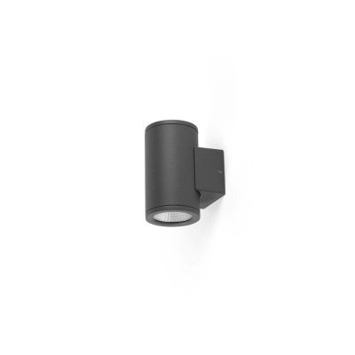 71917 Faro TOND 2L W/L DARK GREY 2x6W 2700K