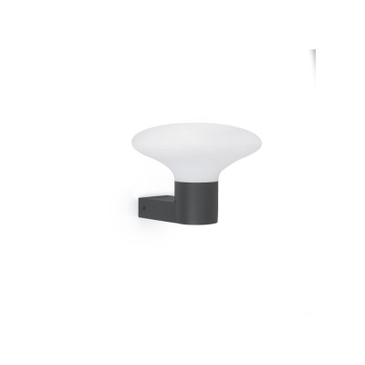 74432A-03 Faro BLUB'S DARK GREY WALL LAMP1XE27 MAX 15W