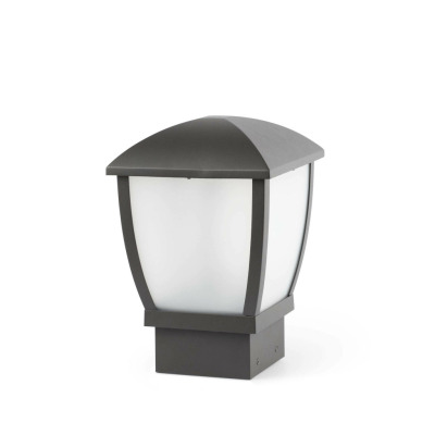 75001 Faro WILMA DARK GREY POST LAMP 1 X E27 100W