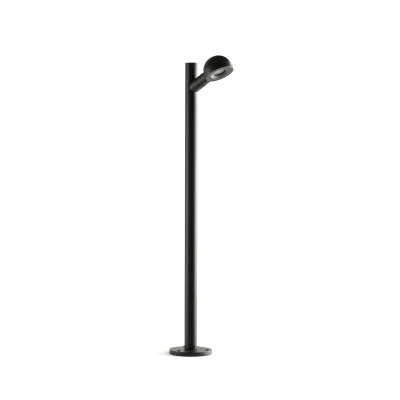75573 Faro BROT 600 BOLLARD BLACK 6W 2700K