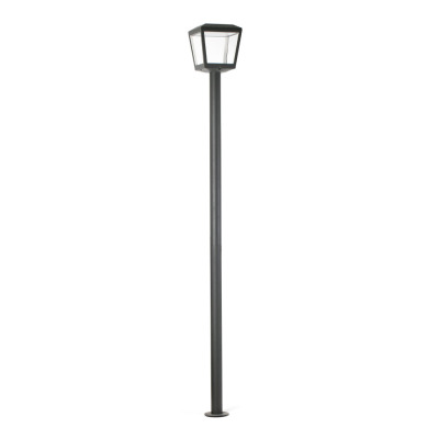 75607 Faro PLAZA POLE LAMP DARK GREY LED 18W 3000K
