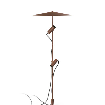 75709-433PDR TK-Lighting CLAP SPIKE RUST BROWN 1030 2X6W 3000K 38° C/PLAT L