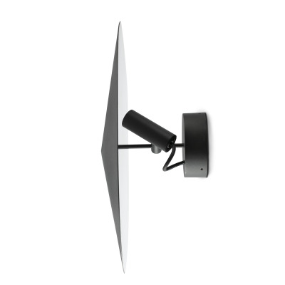 75710-233P Faro CLAP PROJ. WALL/CEI BLACK LED 6W 3000K 38° W/PLAT 